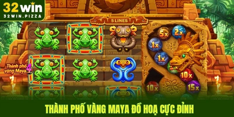 Kiếm tiền mỏi tay cùng game nổ hũ trực tuyến thành phố vàng Maya