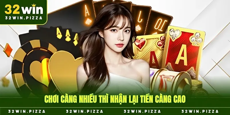 Chơi càng nhiều thì nhận lại tiền càng cao