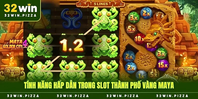 Tính năng hấp dẫn trong slot thành phố vàng maya